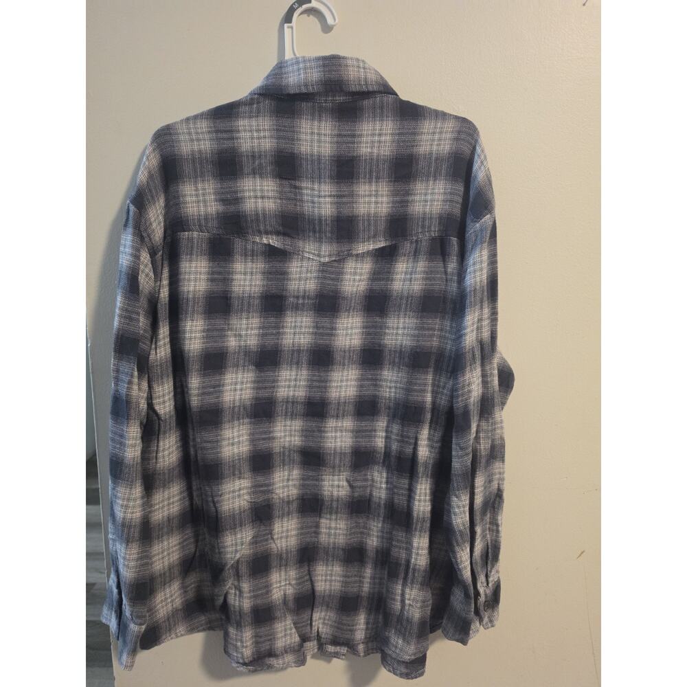 Wild Fable Oversized Boyfriend Fit Flannel Junior Size Medium Target NEW - Picture 5 of 5